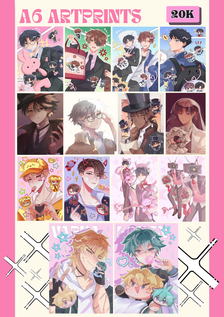 shrimpici's tweet photo. [3/5] And over here is our collection of Photocards and Artprints, all very colourful too! 🌈 https://t.co/LIX9QhHLNr