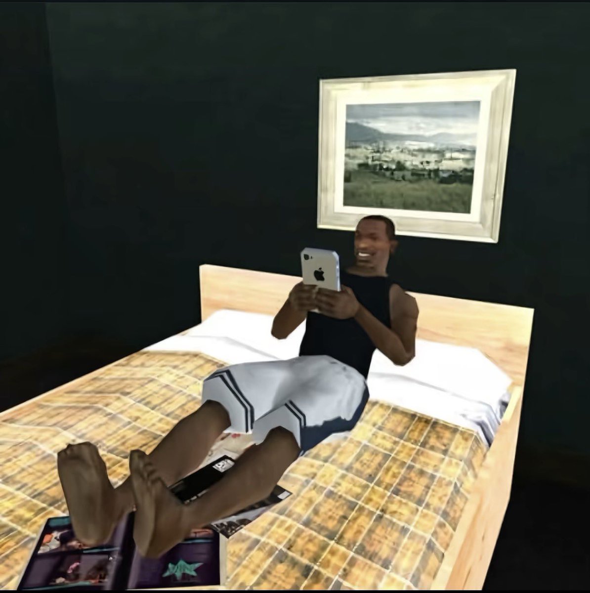 Blxckie1__'s tweet photo. “I’m busy” me in my room scrolling on x. https://t.co/gbMw9dmtGX