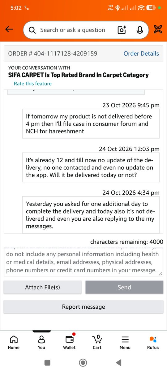MdShadman1012's tweet photo. @consumerforum_ @amazon @amazonIN @jagograhakjago I have been waiting very patiently but so long but nothing happened amazon team asked to wait I did that also but no follow up done by Amazon even they are saying it is not our mistake it's logistics issue @delhivery.My amount is also stuck and I did not recieved the product also https://t.co/2DeVJOvtUZ