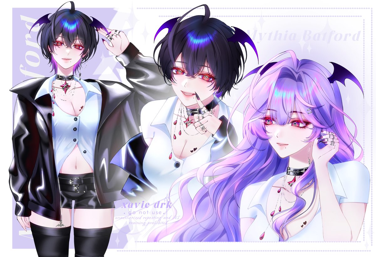 XavieDrk's tweet photo. Dia adalah cinta pertamaku pas pertama kali tau Vtuber 🧎♀️💜🦇
.
.
.
#mythiart https://t.co/M7AvtoOgz8