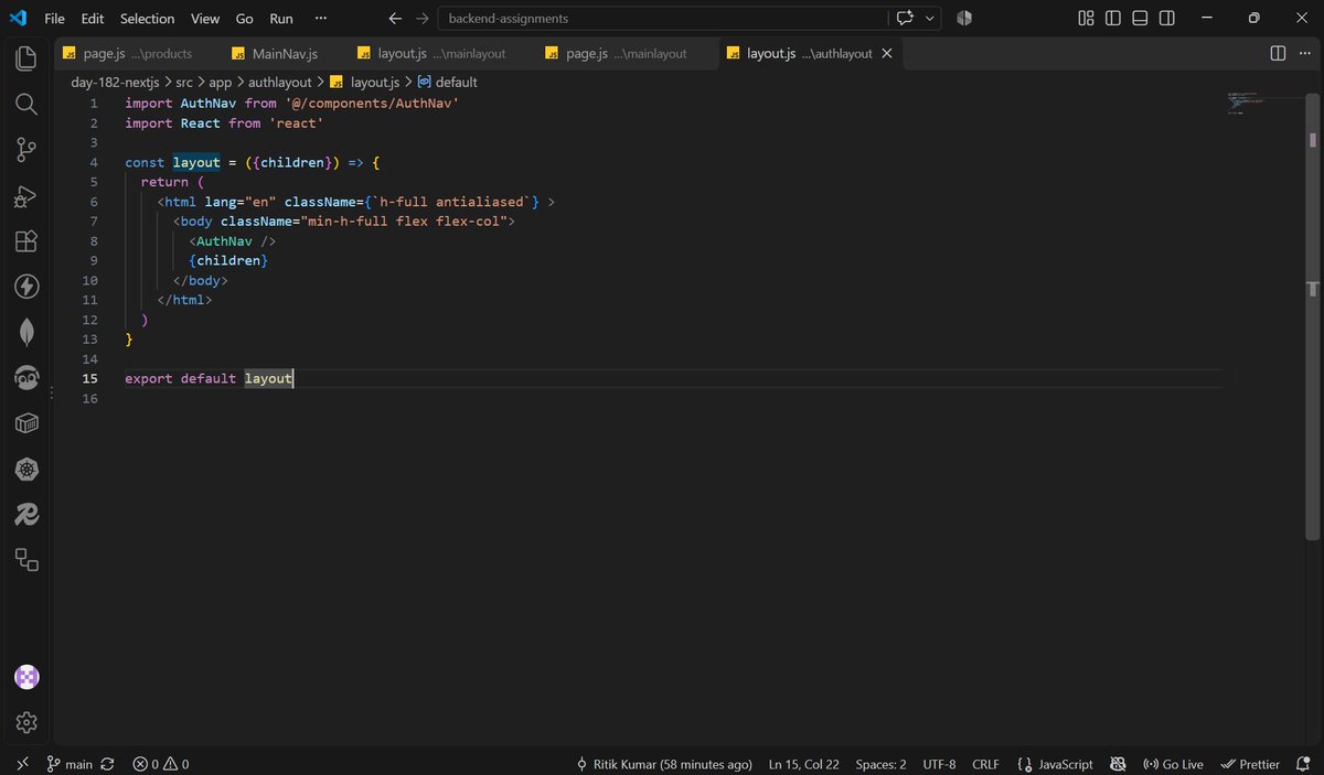 ritik_kumar22's tweet photo. Log 182 - Next.js & rendering fundamentals.
Explored how Next.js builds on React with file-based routing and server rendering for SEO. Learned static/dynamic routes and Server vs Client Components.
Build with purpose, not just components.
#NextJS #SEO #FullStackDevelopment https://t.co/RBhezOxzGu