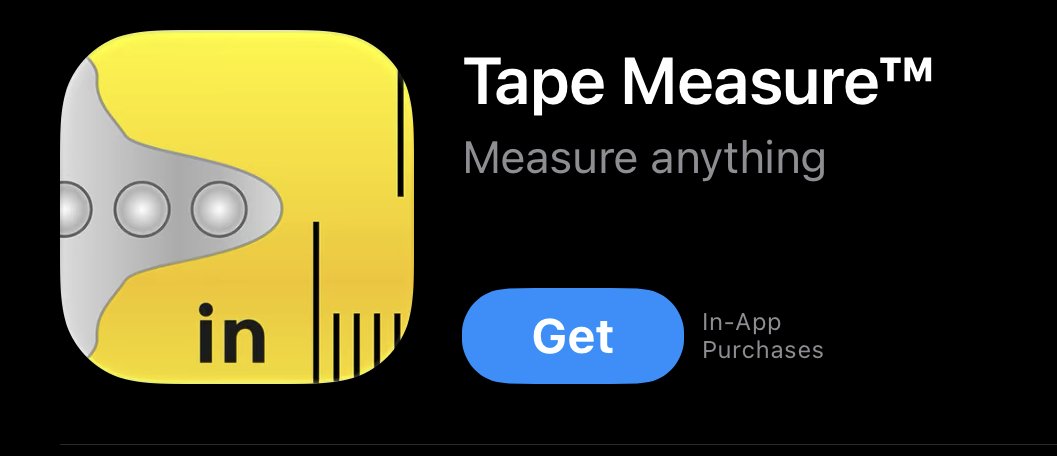 jmilldotdev's tweet photo. Why does the tape measure app have in-app purchases? Am I going to pull it past a foot and it hits me with the paywall? https://t.co/BuHPfNClhD