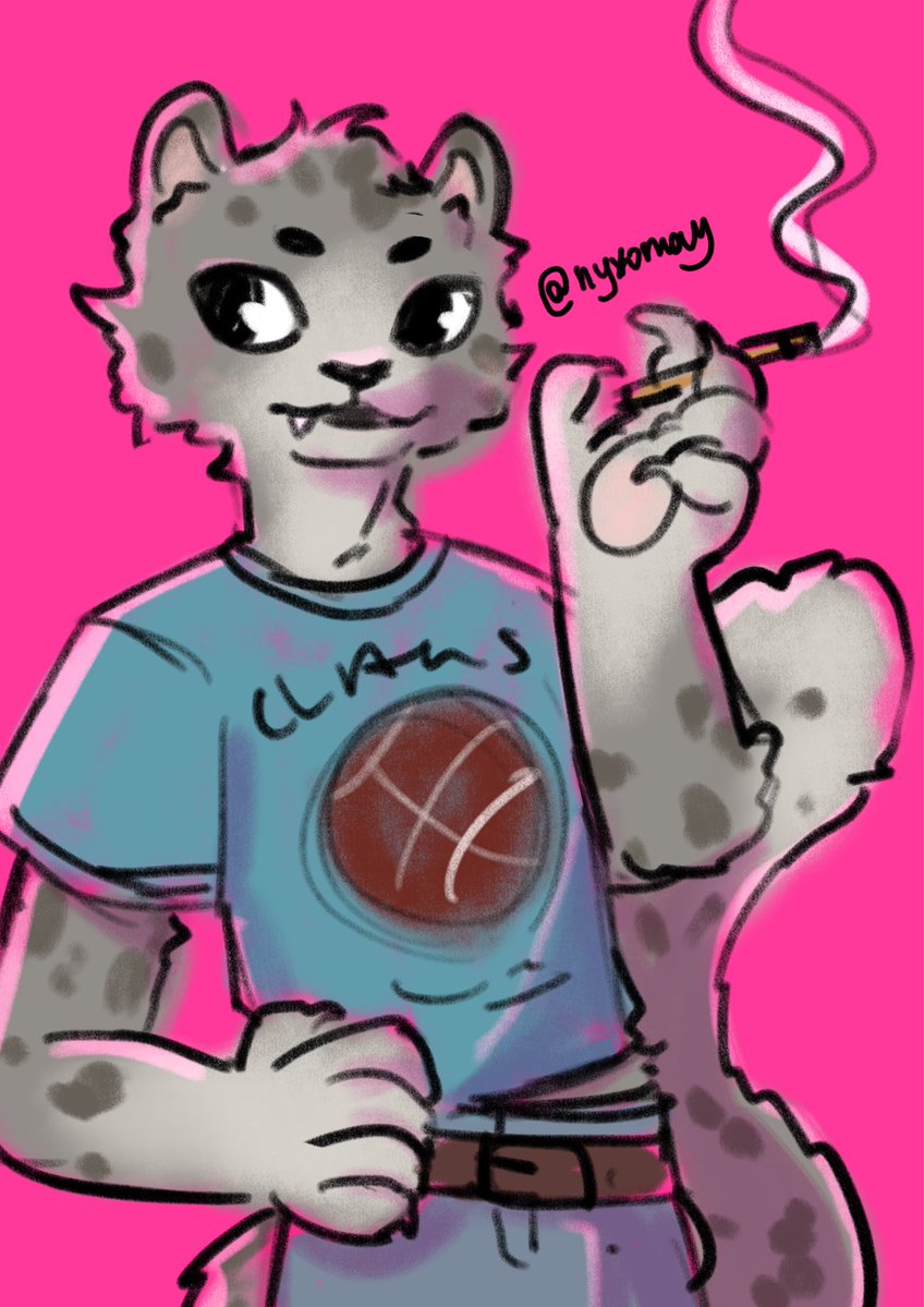 nyxomay's tweet photo. Whoop I am trying to get back into art and here some of my first attempts! 

It‘s still sketchy I can’t figure out what brush I like on procreate ! Any tips? 
.
.
#art #digitalart #furry #furryart #anthro https://t.co/Nl63L04sRg