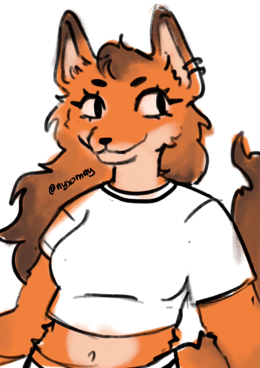 nyxomay's tweet photo. Whoop I am trying to get back into art and here some of my first attempts! 

It‘s still sketchy I can’t figure out what brush I like on procreate ! Any tips? 
.
.
#art #digitalart #furry #furryart #anthro https://t.co/Nl63L04sRg
