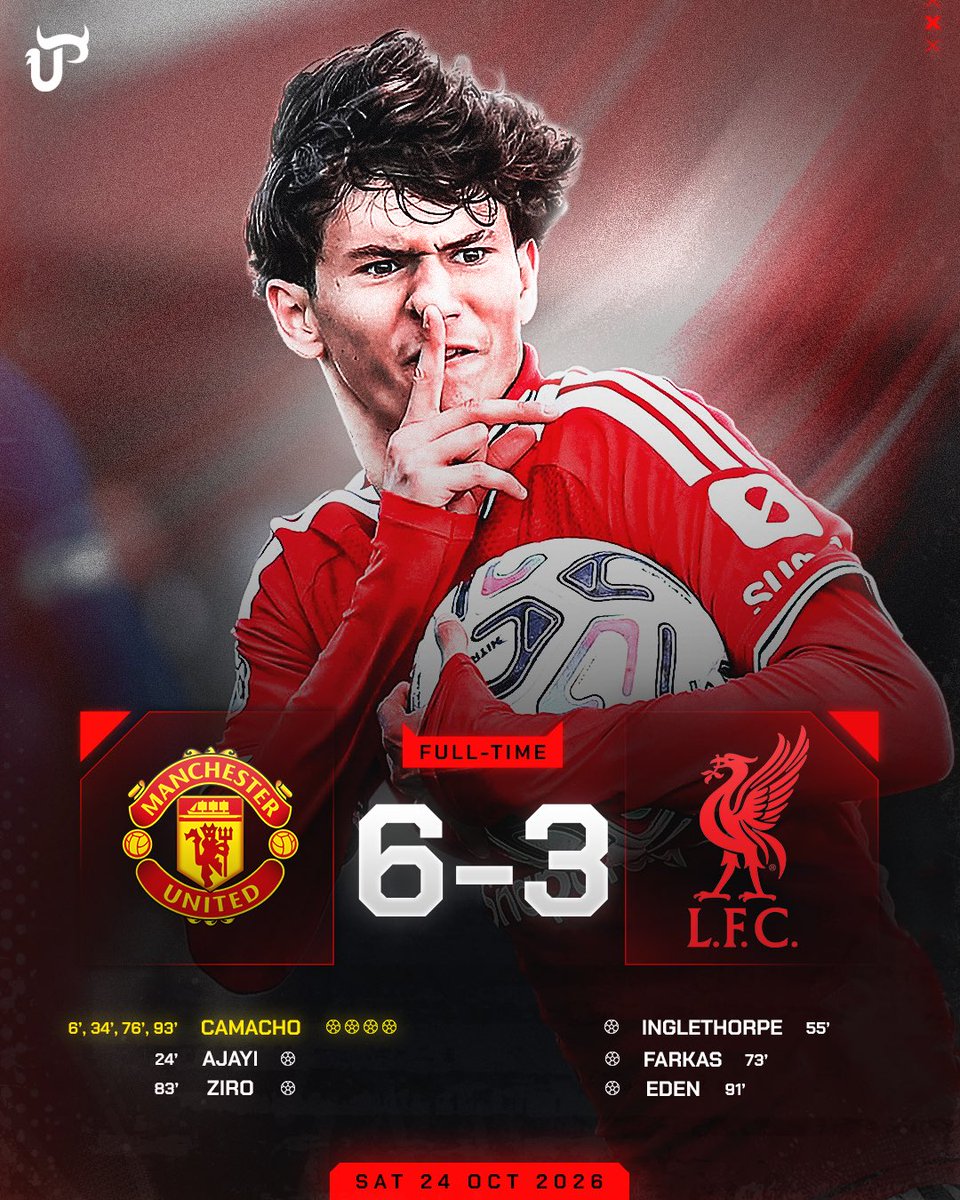 unitedpeoplestv's tweet photo. At least the U18s can give us something to smile about. ❤️ https://t.co/GrV738bxPu