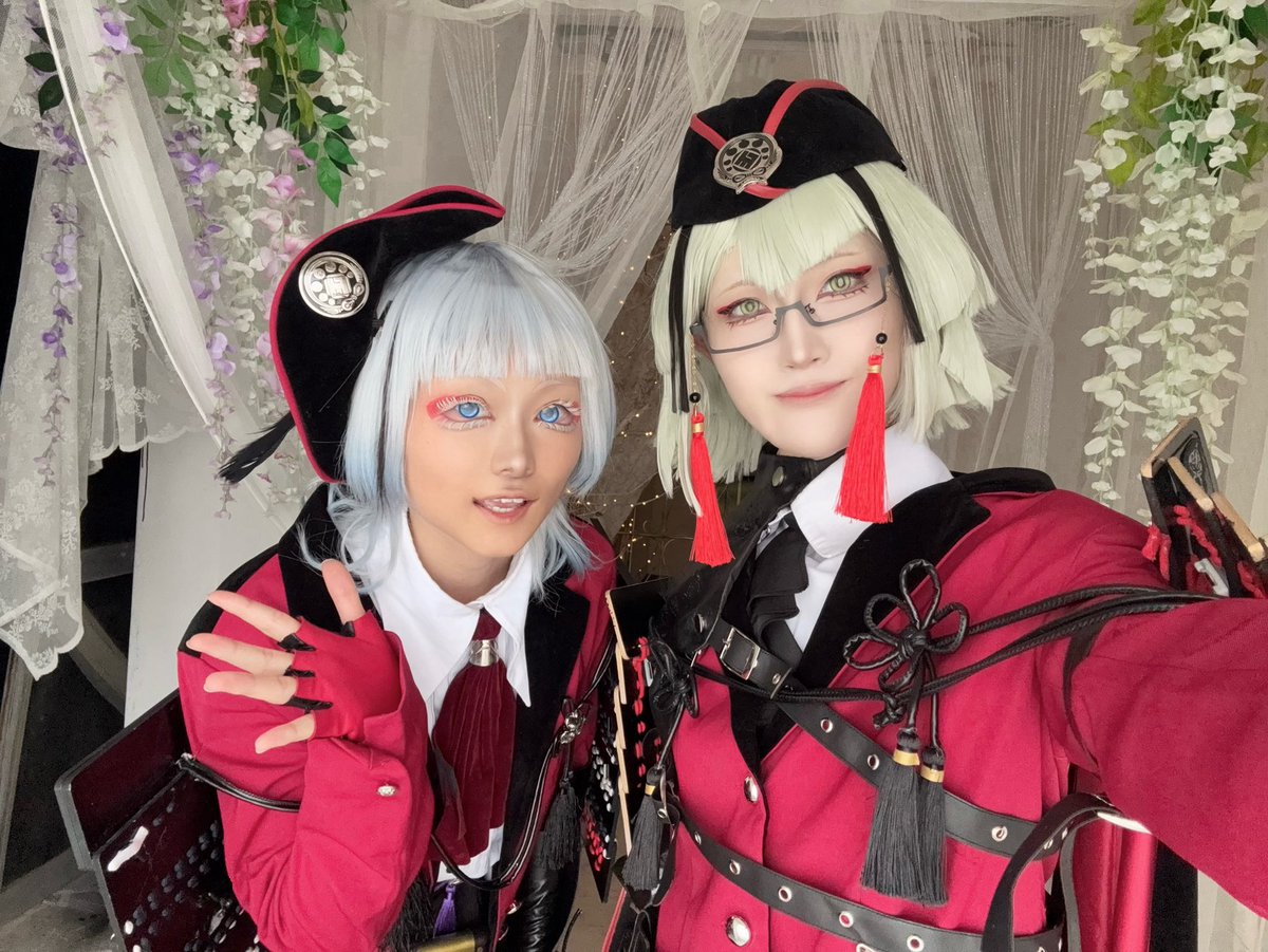 cos_MOaI's tweet photo. ⚠︎cosplay 
刀剣
No.218 もぁい
No.234 @anko_gokotai

                      ＼\ ツーショ /／ https://t.co/ulN5ETEjrh