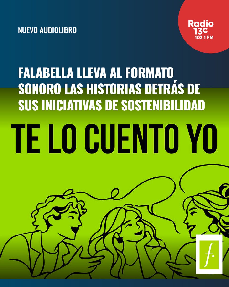 Radio_13c's tweet photo. Falabella lleva al formato sonoro las historias detrás de sus iniciativas de sostenibilidad 🎧

Más información en "Destacados 13c" en https://t.co/jAYSxK7lhr 🔎

Presenta: @falabella_cl https://t.co/8t8L4dQZHt