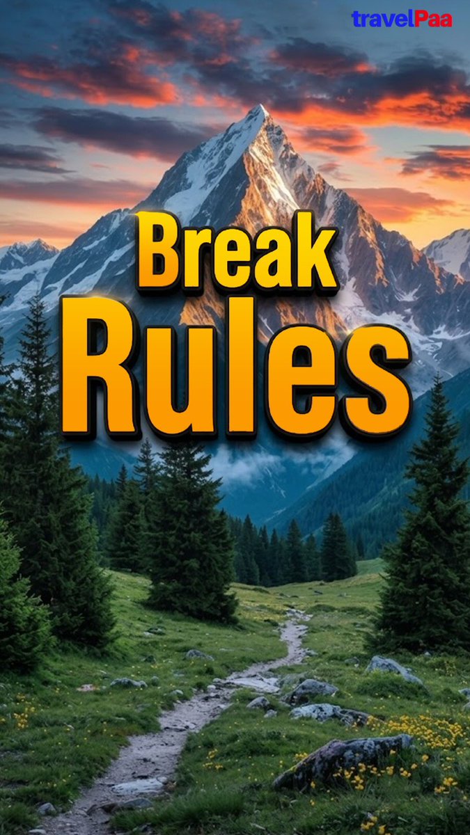 TatumvVWeissIdF's tweet photo. Yeh life bohot chhoti hai doston. Break the rules, chase the view, aur un palon ko jiyo jo hamesha yaad rahein. Someday nahi, aaj. TravelPaa ke saath apna next unforgettable escape plan karo. DM “TRAVEL” to begin. https://t.co/093VlBuUWp