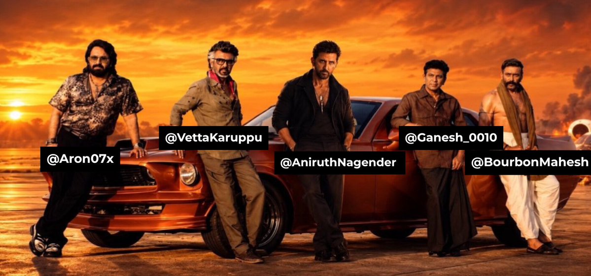 AniruthNagender's tweet photo. Team Putaapu Gang 🌟💥

@BourbonMahesh @VettaKaruppu @Ganesh_0010 @Aronn07x @AniruthNagender https://t.co/4ev9ci32gs