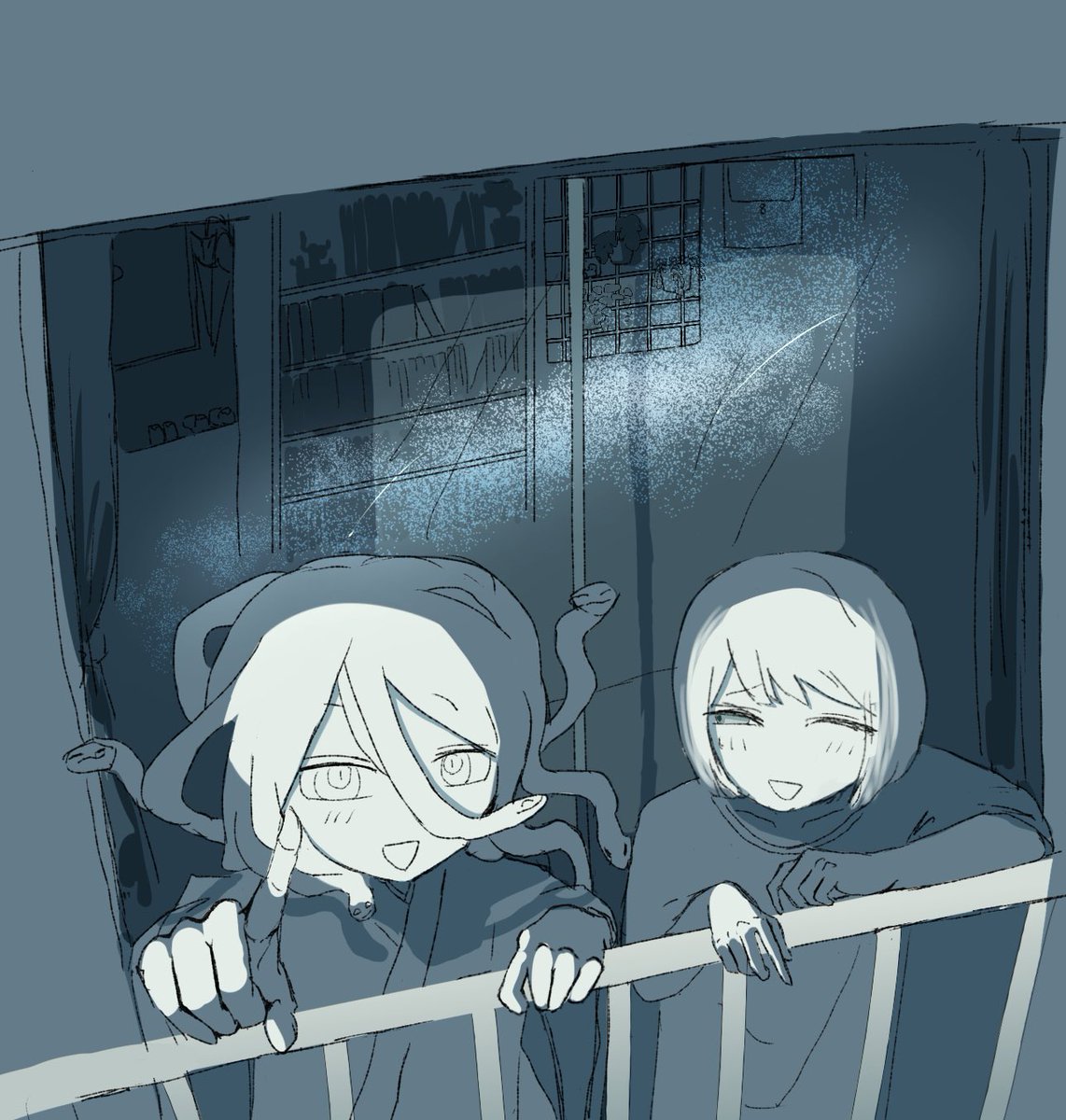 0lvi7k's tweet photo. 天体観測
 #一次創作
 #OC https://t.co/yN9zRCrsWP