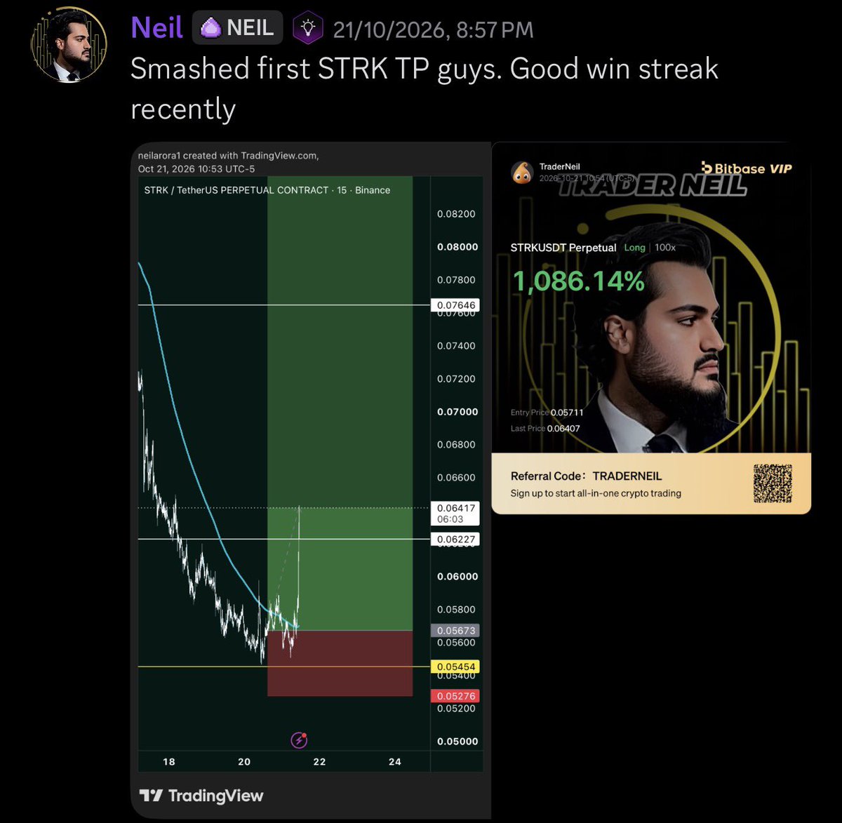 ElixirTrading's tweet photo. He has been cooking the market recently! 🔥 

@neilarora16 has been spotting opportunities and hitting Tp after Tp every other day 💰 

These are some of his recent trades alongside many more, so this is just a glimpse into Neil’s trades.

Join us today using the link below 👇 to be able to access Neil’s exclusive trades 🧪