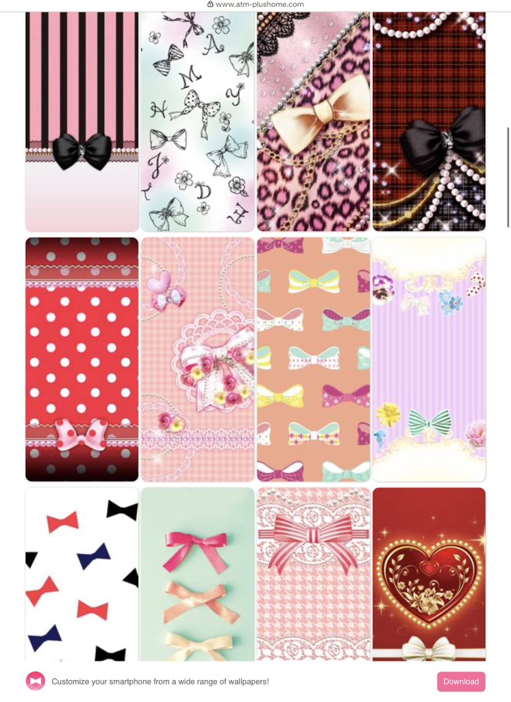 Bloodybeetlee's tweet photo. i found a japanese website for phone wallpapers and customization ~~ it has y2k and old deco designs
#https://www.atm-plushome.com/#

it has both lock screen and home screen wallpapers too~~~ https://t.co/hMRErXX0cz