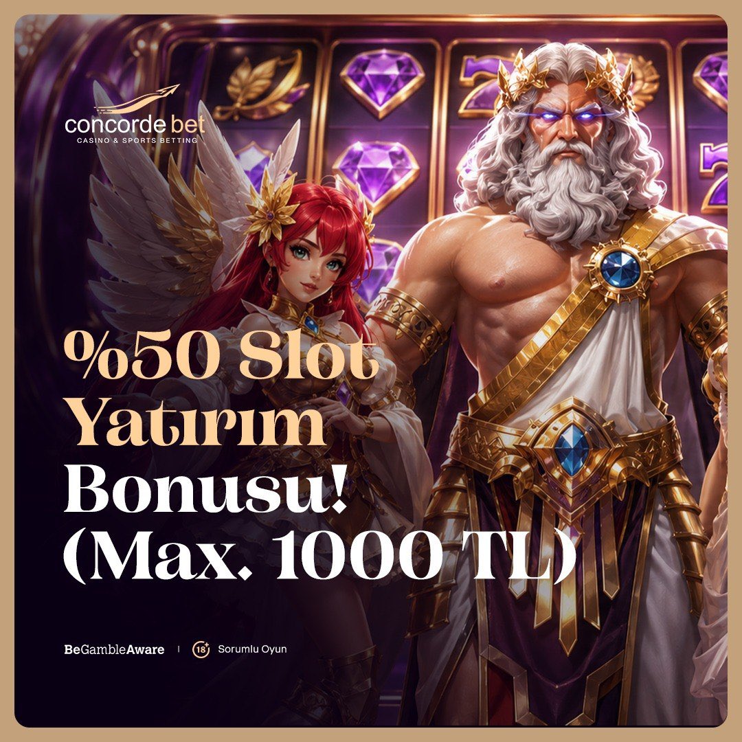 ConcordeSocial's tweet photo. 🎰 %50 SLOT YATIRIM BONUSU 🎰

Concordebet’te slot dünyasına giriş yap, yatırdığın tutara %50 ekstra bonus hemen hesabına yüklensin! 

Kaçırma, hemen üye ol veya giriş yap.
%50 slot avantajı sadece Concordebet’te!

Giriş için tıklayınız: https://t.co/7GXGC0TXsN https://t.co/YdWK4imqI6