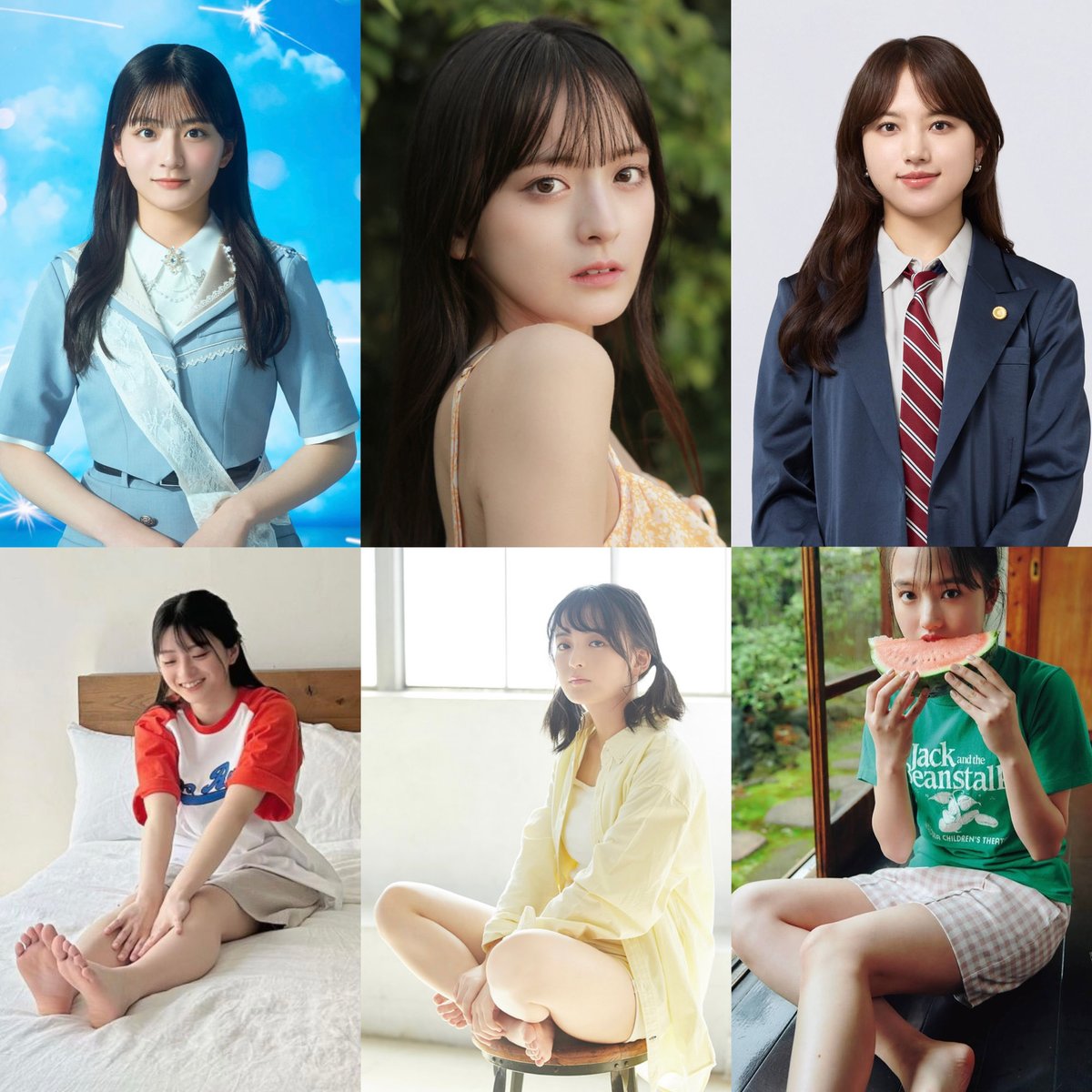 Asshi_4545's tweet photo. 自分が好みの似た系統のお顔のアイドル・女優さん🦶🏻
皆さんはどんなお顔がお好み？♡ https://t.co/CsBXa1NJHl