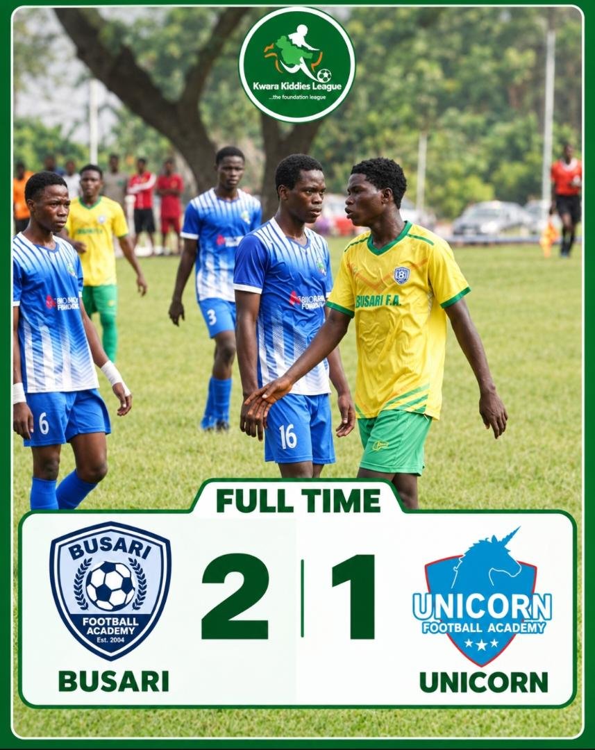 unicornfclub's tweet photo. A narrow defeat. We go again. ๐ช๐พโฝ
#KwaraKiddiesLeague #DreamInTheRightWay https://t.co/kOhDAdRYgn