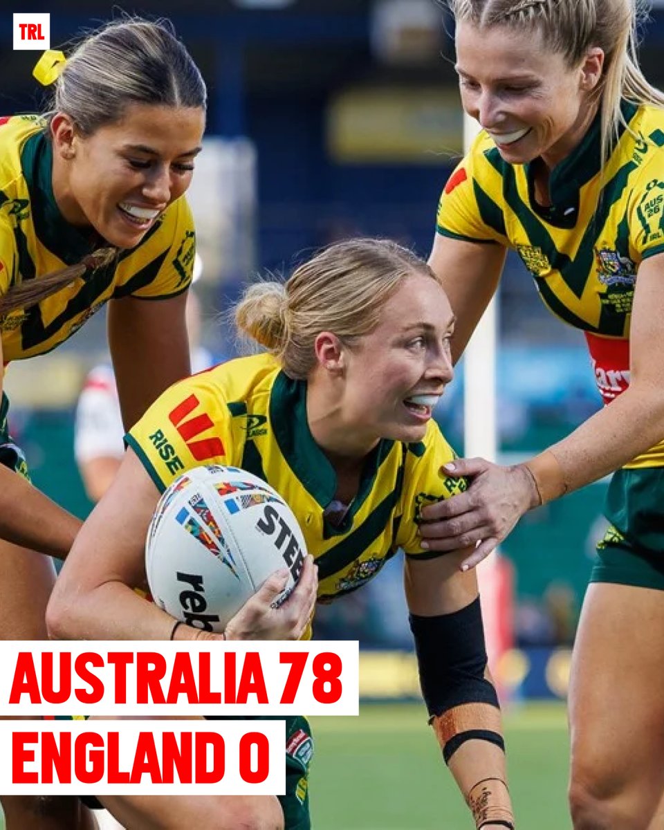totalrl's tweet photo. 🇦🇺 A dominant Jillaroos performance.

🔗 https://t.co/GrhhGOgNQD https://t.co/bkBfTQJIMV