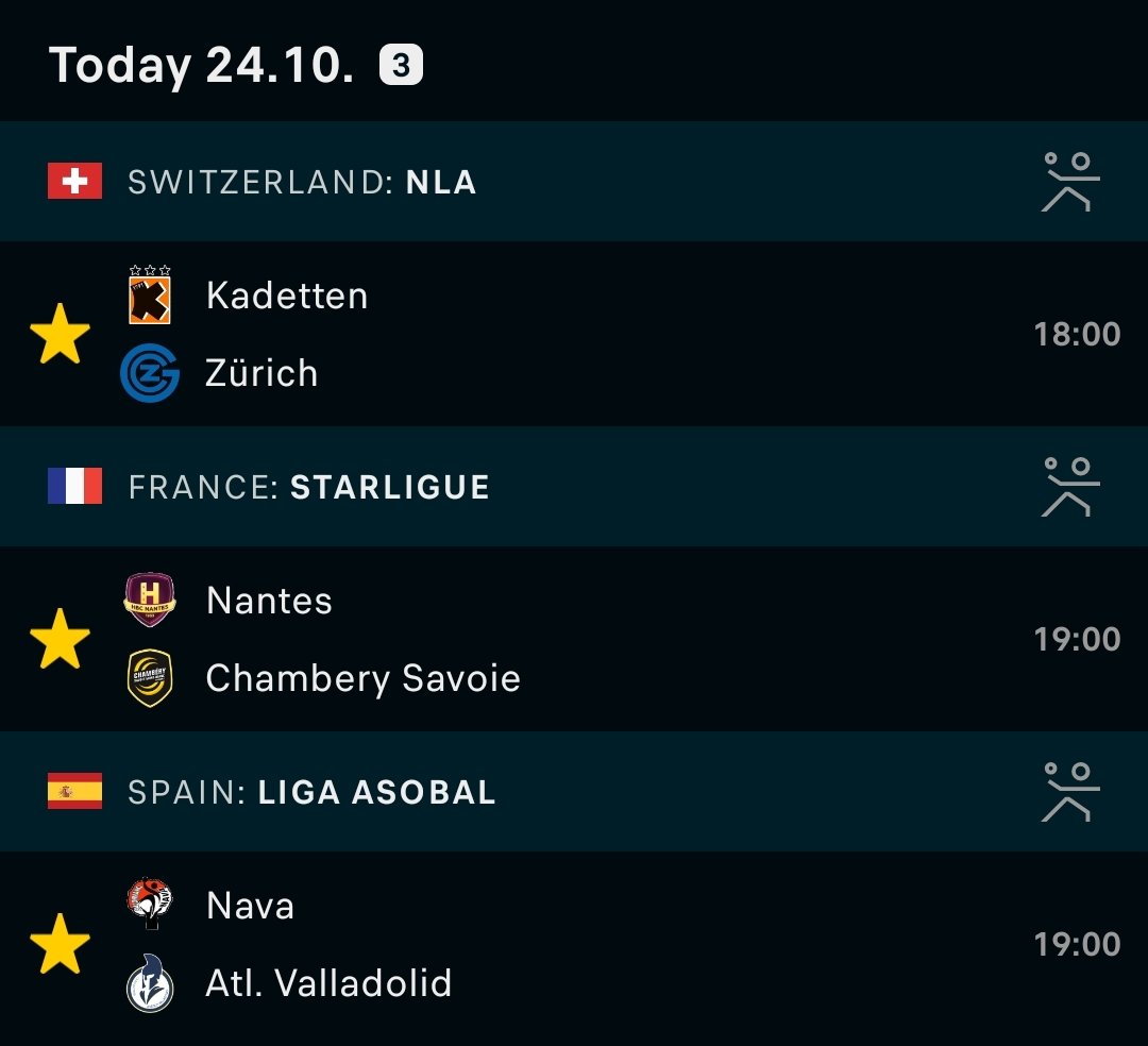 Handball_Capper's tweet photo. 🏆FULL HANDBALL CARD

🇨🇭Kadetten - Zurich
✔️Over 63.5 / 1.90

🇫🇷Nantes - Chambery
✔️Over 64.5 / 1.93

🇪🇸Nava - Valladolid
✔️Over 60.5 / 1.77 https://t.co/pOgVCV57Ae