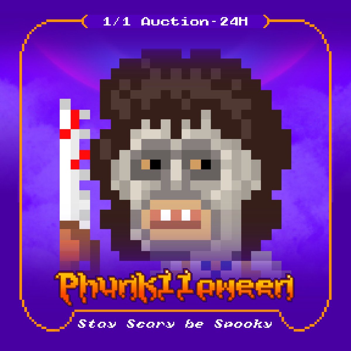 arkanaruzain's tweet photo. Phunklloween 🎃
Stay Scary be Spooky

Auction is live!! 

https://t.co/FsHYWA8fM6

The story about "Leatherface" ⬇️ https://t.co/SZmpuKxAry