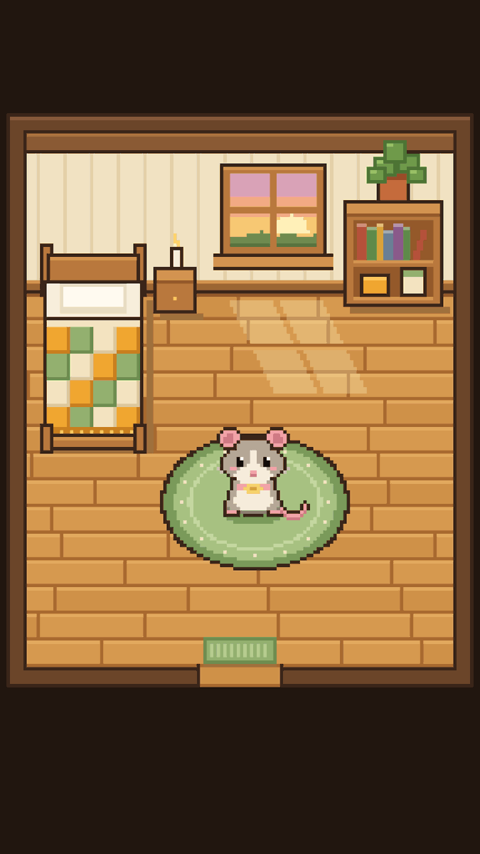 habithomestead's tweet photo. Clocks go back soon so it'll be dark by 5. Got me wondering if the window in the starter room should follow the real time of day, sunset in the evening, stars at night? https://t.co/6yY0KJwQWB