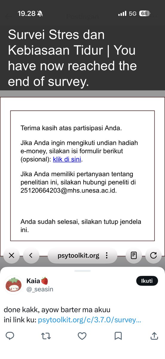 alyeeys's tweet photo. @_seasin sudah ya kakkk, makaciii🫰🏻 https://t.co/9CBPDjkqFw