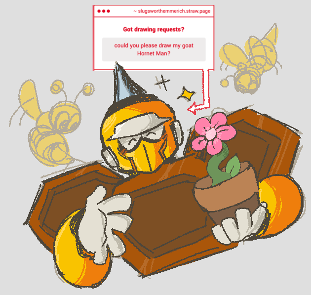 EmmerichOtacon_'s tweet photo. [Art Request] Hornet Man for anon! #megaman https://t.co/24Gce4wbD4
