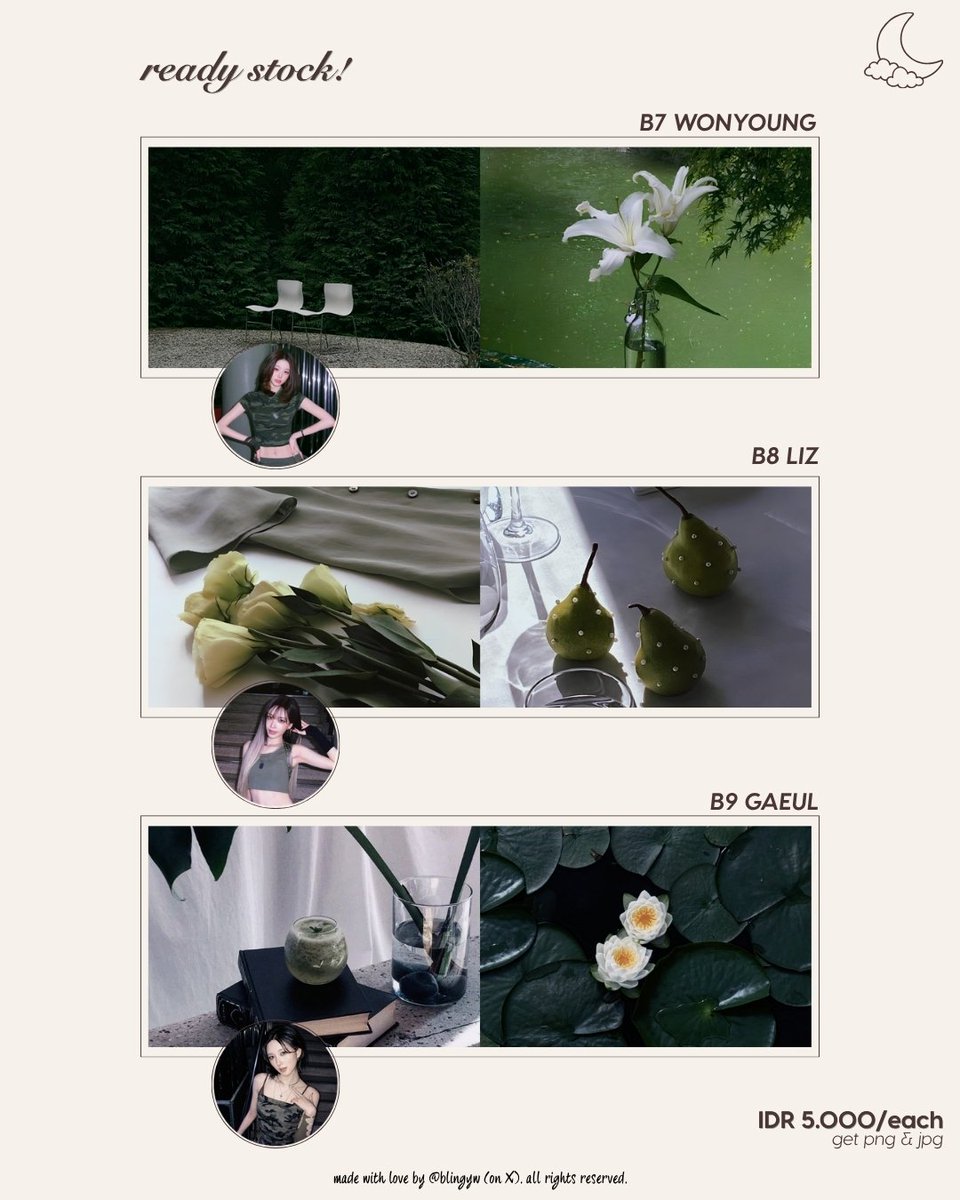 blingyw's tweet photo. bantu repost yaa, makacii!

heyoww! aku membawa layout cewek canci nihh! ada OA, wonhee, IVE (wonyoung, liz, gaeul), le sserafim (yunjin, chaewon, eunchae), asa, kyujin, carmen! cus dm/kontak di bio yaw <8 #bealanja #zonauang https://t.co/jrhQm62NOQ