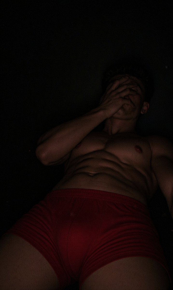 nywyanzz's tweet photo. who liked my new red underpants? https://t.co/BJgsQk7Aud