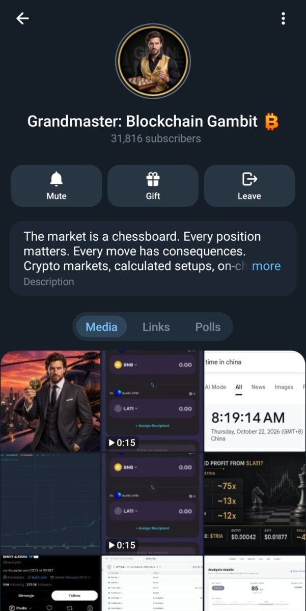 pakcivil1122's tweet photo. 1/
🧵 SCAM ALERT

Telegram channel “Grandmaster: Blockchain Gambit” (31.8K subscribers) pushed a BNB Chain token called $LATI as a “pre-market” gem.

Buyers can’t sell. The creator wallet pulled out ~403 BNB (~$296K) in 2 days.

Here’s exactly how it worked 👇 https://t.co/bcUe7dQ5DC