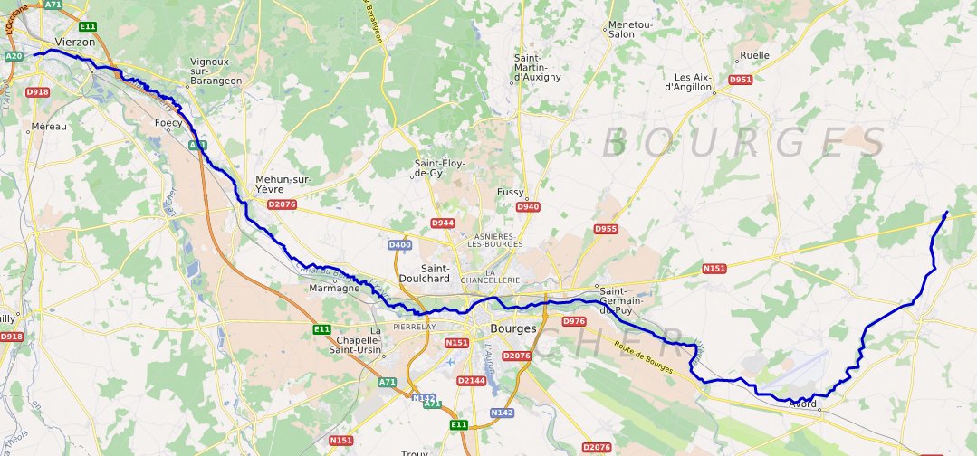 CLL49's tweet photo. Post Scriptum :
1°) Cours de l'Yèvre
2°) Emplacement du département du Cher en France https://t.co/7Xk1dHtOy8