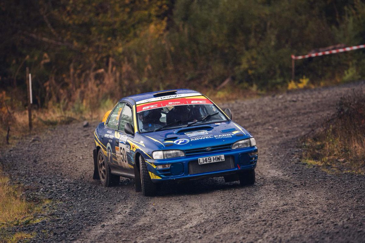 BRCrally's tweet photo. Parry pushes on ๐
Arwel Parry is doing all he can to give Catrin Price the National Rally Title co-driverโs crown in his Subaru Impreza, and with the early exit of Alfie Hammond, itโs going down to the final four stages.
#BRCRally https://t.co/giEGjaWg83