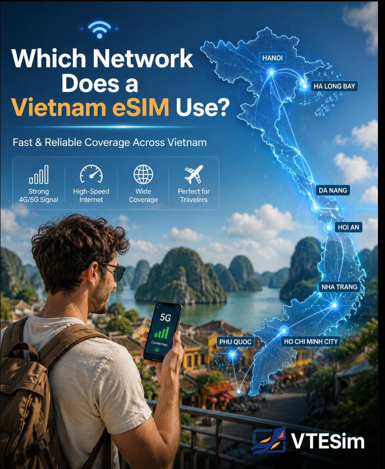 melanoo_oo's tweet photo. Which network does a Vietnam eSIM use? Most travel eSIMs connect to major local networks, offering reliable 4G/5G in cities, airports, tourist spots, and popular destinations. Choose a trusted provider for fast, stable internet from arrival. https://t.co/hXQotEUjr6