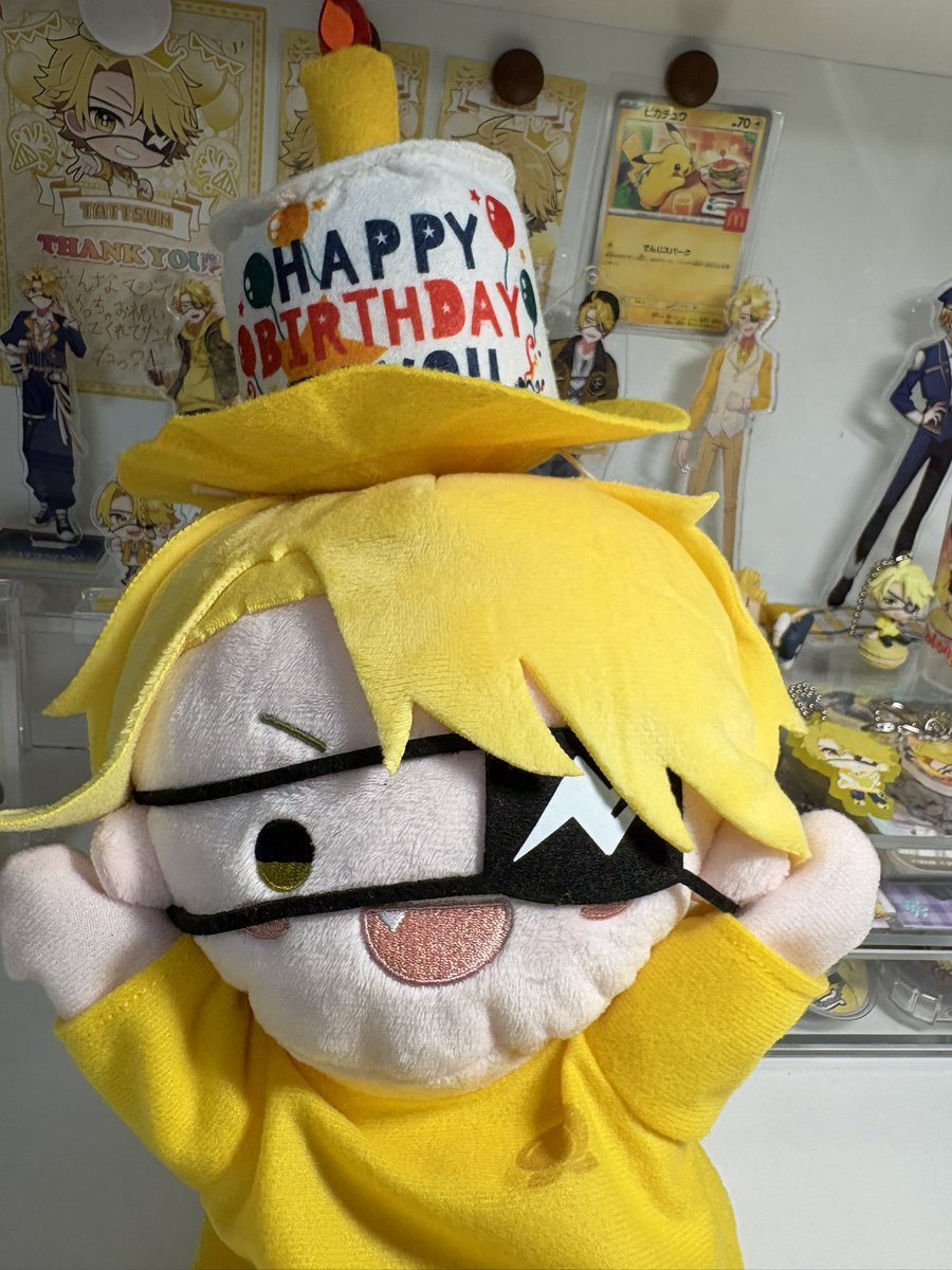 Mikan_Tpoint's tweet photo. Happy Birthday‼︎🎂💛
memeと動画作ってみました(*≧∀≦*)
Altにお手紙あります！
良い一年を！！！
▶︎@tattsun_Tpoint 様‼︎
（お呼び出し失礼します！）
#たっつん #ぴちあーと 
#たっつんさん生誕祭2026 https://t.co/dgZvQpldTB