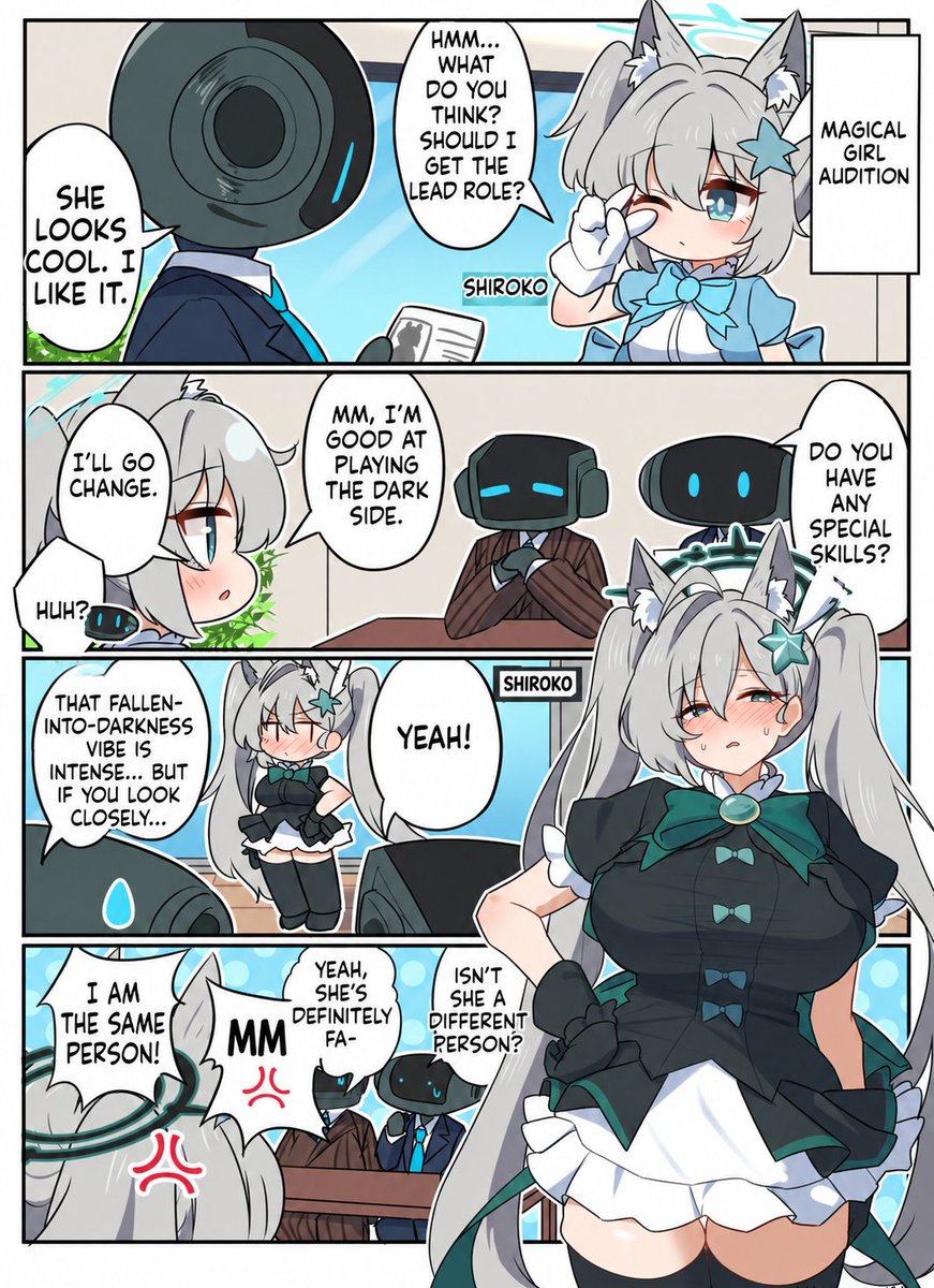 SenseiContext's tweet photo. Shiroko and Kuroko (Magical) Appeared in the Audition.

TL/Edit:@SenseiContext | Art:
@thershr6s https://t.co/iGk1hgAqBl