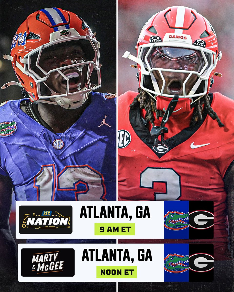 SECNetwork's tweet photo. SEE YOU IN ATL‼️

We're heading to Atlanta for the Florida-Georgia rivalry 😤 https://t.co/PO2a4h8euX