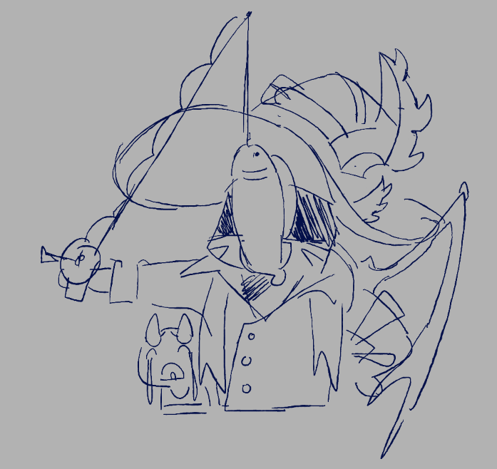 seabugged's tweet photo. this is funnier in my head but she would do this in front of sword just to scare him https://t.co/xEZcH606RU