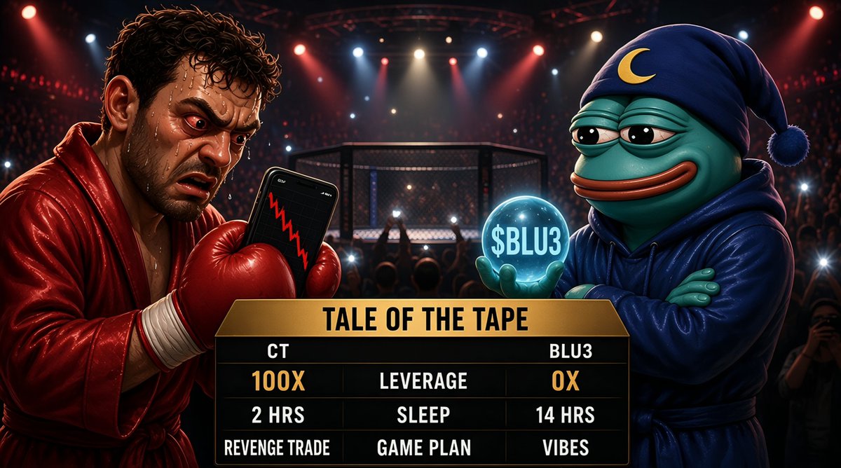 Blu3dr3amin's tweet photo. #UFC333 fight week in abu dhabi and ct's still fighting the 1-minute chart. frog's corner just told him to sit down and breathe. $BLU3 #BLU3 https://t.co/GEy7f6H8Vo