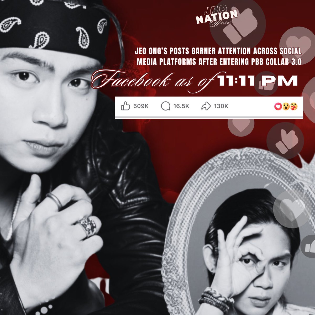 jeonation_ofc's tweet photo. Jeo Ong’s posts continue to gain attention across social media, and we couldn’t be prouder! Every like, repost, comment, and share helps show just how much support he has behind him. Keep showing love for Jeo! ❤️

#JeoOng #JeoNation #PBBCollab3 https://t.co/E7WaQKmGIp