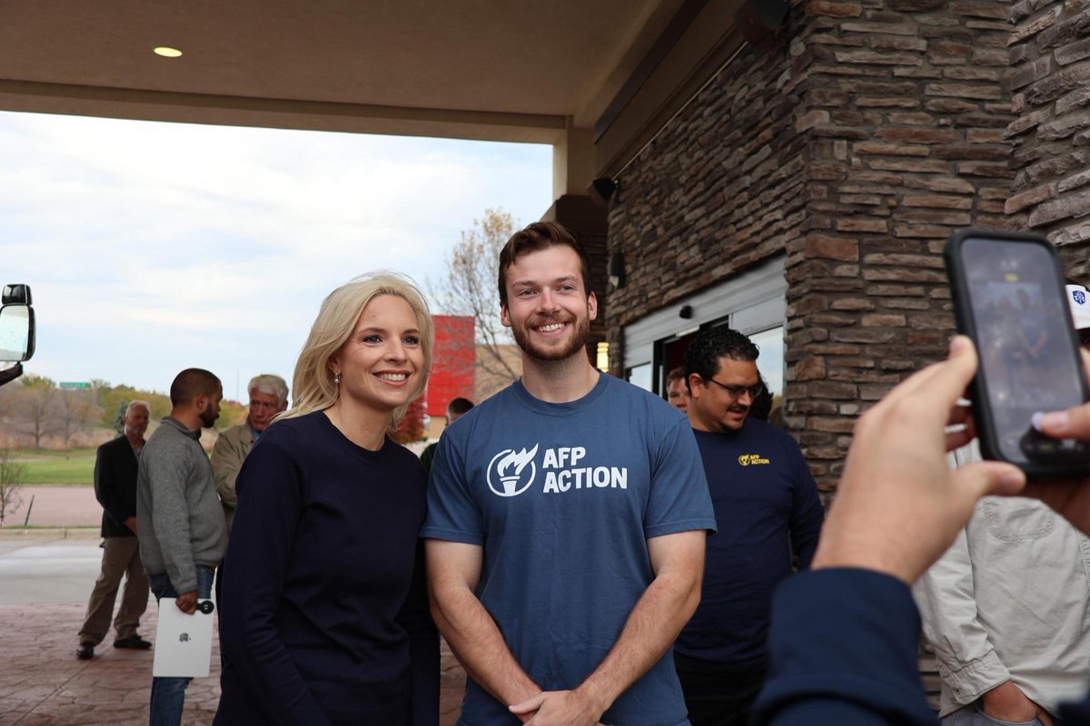 hinsonashley's tweet photo. Thank you to @AFPAction for knocking doors and getting out the vote in Sioux City! 🇺🇸🇺🇸🇺🇸 https://t.co/8hLZVKmEdA