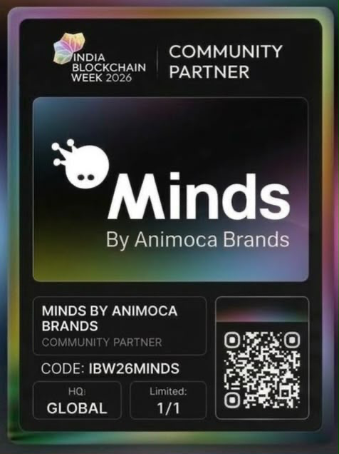 hellominds_'s tweet photo. We are thrilled to be an official Community Partner for India Blockchain Week 2026 in Mumbai @IBWofficial ! 

​Get ready to connect, innovate, and shape the future of Web3 with one of the leading forces in the ecosystem.

​Exclusive Discount Code: IBW26MINDS

📍 Location: Mumbai, India
To Secure Your spot - https://t.co/UNnIbfAjLb ( Use Our Community Code for additional Discount ) 

​#IndiaBlockchainWeek #IBW2026 #Minds #AnimocaBrands #Web3 #CryptoCommunity #BlockchainIndia #MumbaiEvents