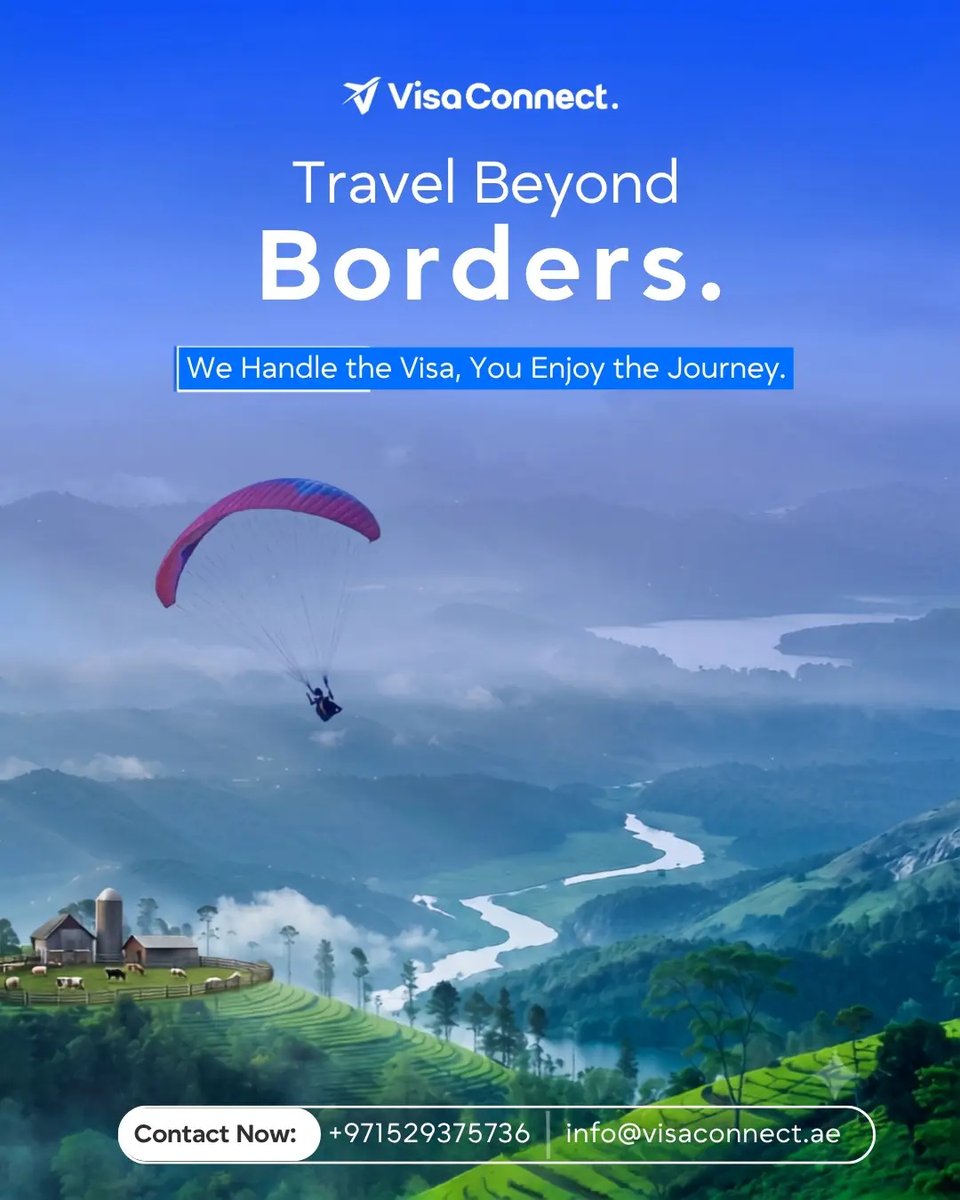 odikyfet's tweet photo. Ready to travel beyond borders? VisaConnect makes visa applications simple, smooth, and stress-free. Get professional support from start to finish, so you can focus on your next adventure. Contact us today. https://t.co/M6GXj7STow
