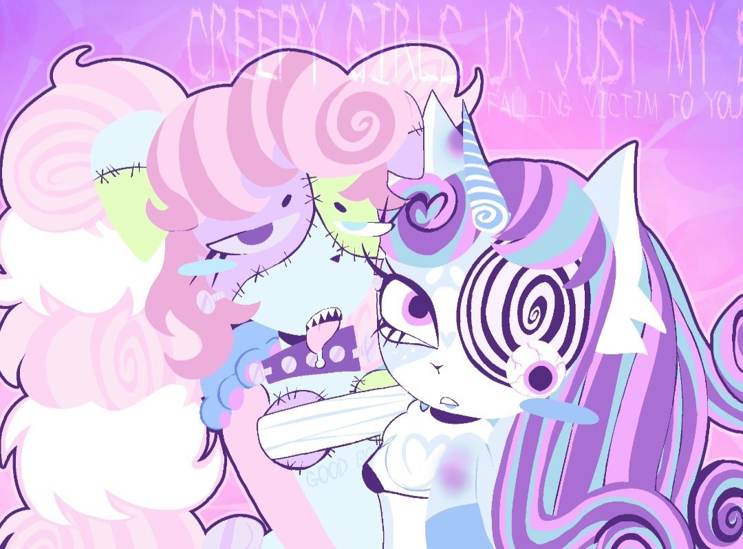 lsdsweetdream's tweet photo. Ooo I rarely get to talk ocs! Yes they kind of are! I'd be opened to them getting shipped with anyone really (as goes most of my ocs tbh) but I do love drawing them as a pairing! I need to draw them more tho 😭 and all of my ocs more...lol https://t.co/mbf5Zwypdv