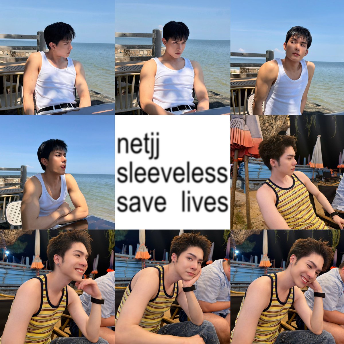 heartsfrom_rei's tweet photo. netjj sleeveless save lives ❤️‍🔥 https://t.co/nfKbq9oHec
