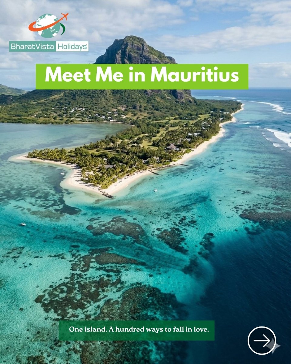 fuerte26's tweet photo. Turquoise lagoons, scenic mountains, colourful markets and vibrant island culture await in Mauritius. Swim, explore, taste and relax with Bharat Vista Holidays for an unforgettable escape. https://t.co/HkKbBVVGQQ