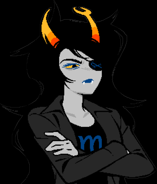 VesselBlud's tweet photo. she looks so Undyne in this https://t.co/zJ3NU2b93x