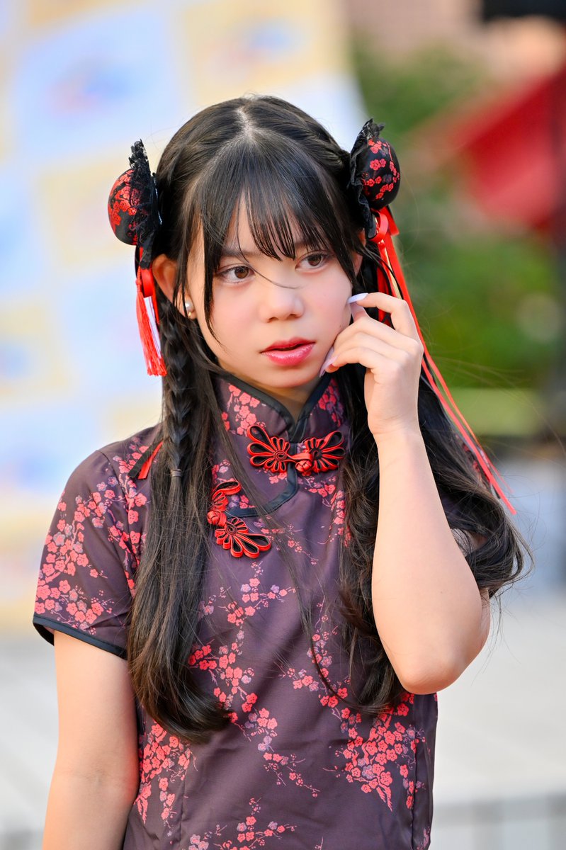 hira_bmxdj's tweet photo. 広島アイドルパレードvol.17 9月
ファッションショー2部
まり��んちゃんビジュ強チャイナ服🐼✨
#まりりん
#PUTIFULL
#topmodelschool広島 https://t.co/HXhE7G6t3v