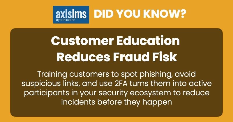 Atrixware's tweet photo. Did You Know? Training customers to spot phishing, avoid suspicious links, and use 2FA turns them into active participants in your security ecosystem to reduce incidents before they happen. https://t.co/JFSCCorxuu  
 #lms #elearning #atrixware #axislms https://t.co/4ZGZiZZrxG
