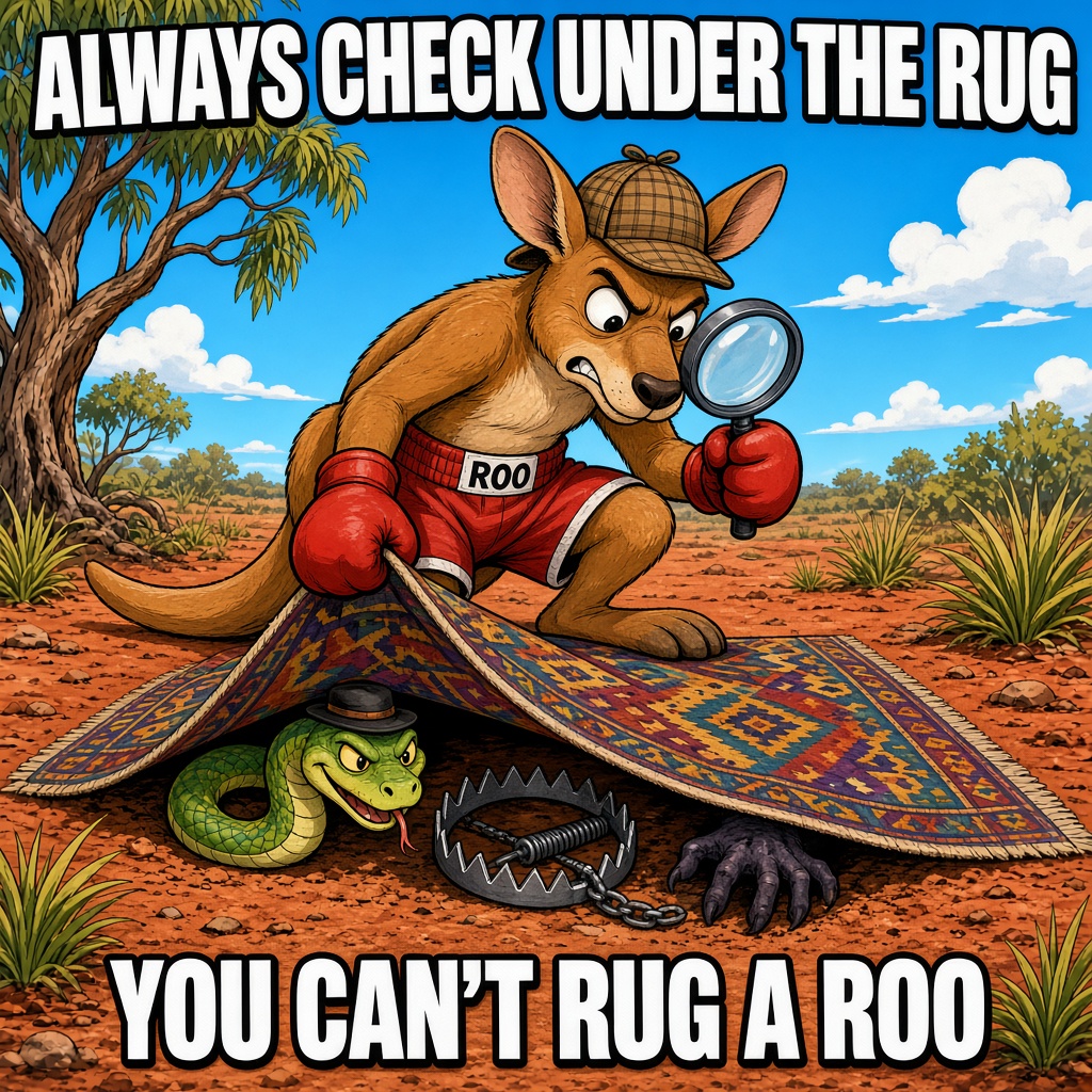 RugRooSOL's tweet photo. Don't trust the Roo. Check the Roo. 🦘🔍

Dev wallet: 54eHBDAkeSvxXck4q2uDbGkhrsmF5VM5NgjMbJekVfaE
RugCheck: https://t.co/Lk58Z1DWlt

Mint + freeze authority revoked. Have a squiz yourself. 🥊

$ROO https://t.co/pxh6O1blnz