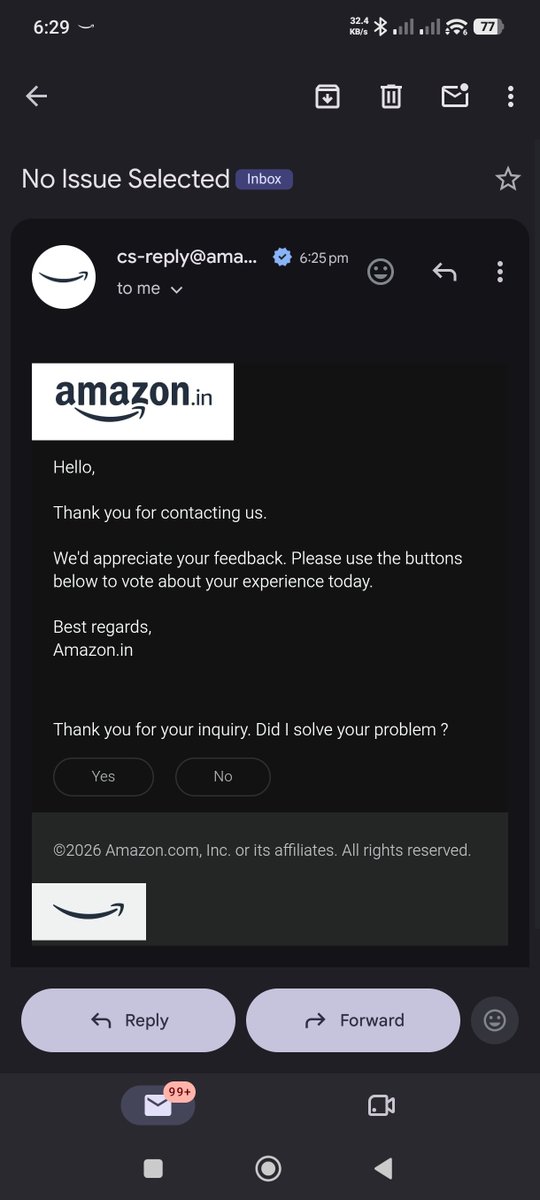 MdShadman1012's tweet photo. @AmazonHelp @jagograhakjago @amazon @amazonIN I have recieved the email and also chat support informed me this for both I have shared screenshot, please check once @jagograhakjago @JeffBezos @amazon @amazonIN https://t.co/dQXhqkwYow