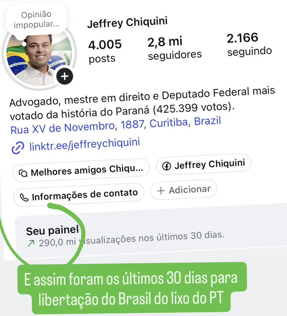 JeffreyChiquini's tweet photo. Valeu cada segundo de esforço para libertarmos nosso Brasil do lixo do PT.

Fiz campanha digitalmente e nas ruas todos os dias para o Flávio neste segundo turno. Estou com sentimento de dever cumprido. 

Eu tenho certeza que vamos ganhar a eleição. Vai dar @FlavioBolsonaro 22 https://t.co/KJgLl3fWky