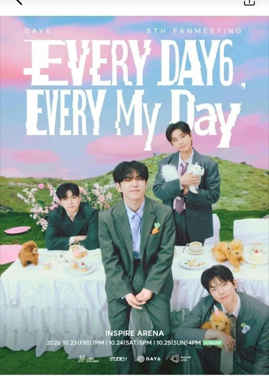 ConcertPaskle's tweet photo. 🎟️【譲渡】DAY6 5TH FANMEETING「EVERY DAY6, EVERY My Day」🇰🇷

📅 2026年10月25日 16:00
📍 INSPIRE ARENA（仁川）

🎫 一般指定席
・F4区 14番
・214区 E列

✅ 予約確定済み
🌏 海外ファン歓迎
📩 ご希望の方はDMください

#DAY6 #デイシックス #DAY6ファンミーティング #EVERYDAY6 #MyDay #チケット譲渡 #チケット販売